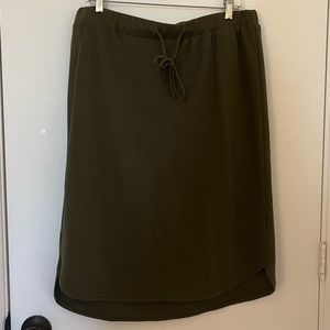 Never Been Worn: Green Casual Knee Length Skirt